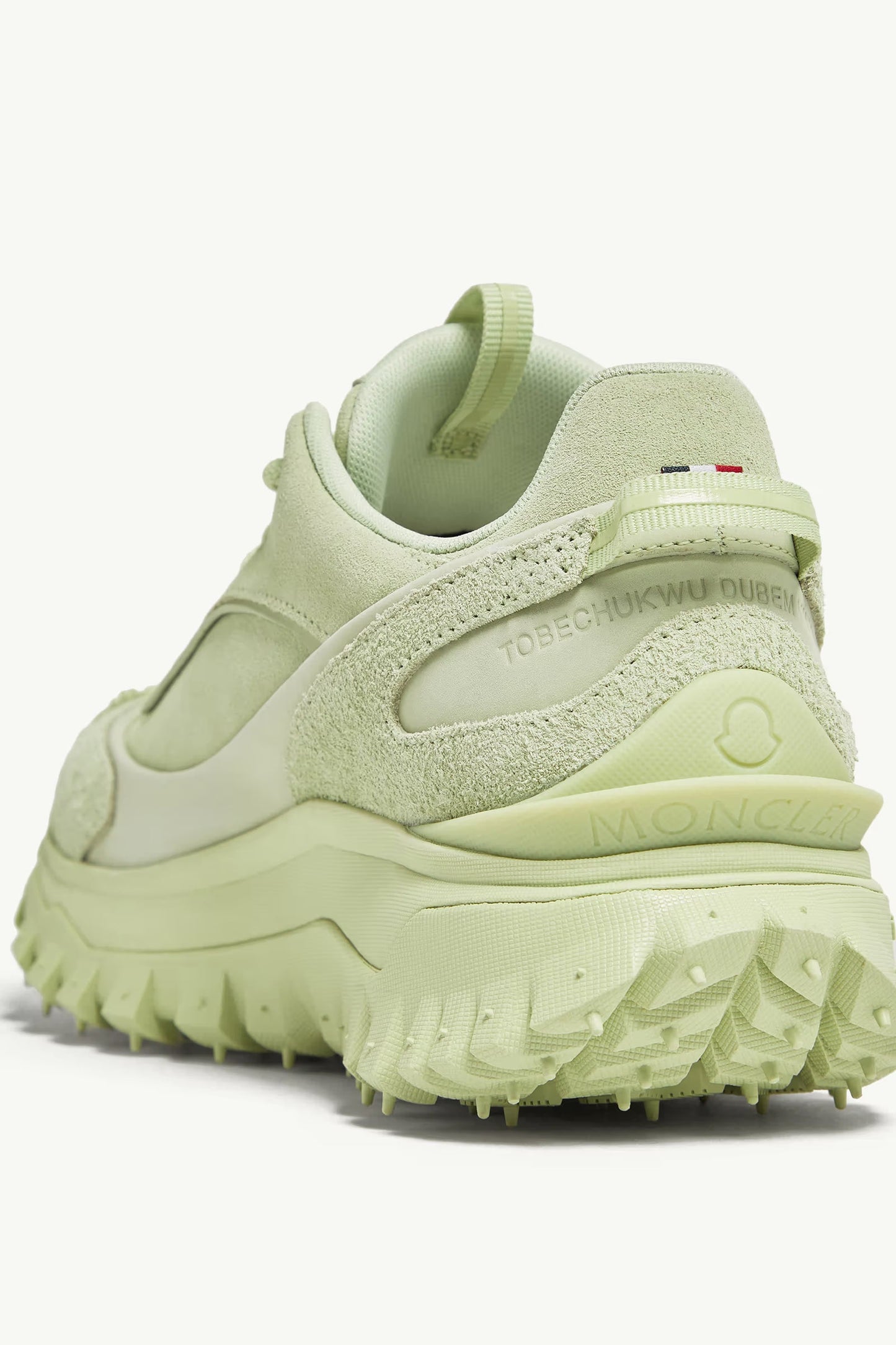 Trailgrip Momint Nubuck & Suede Trainers Pastel Green