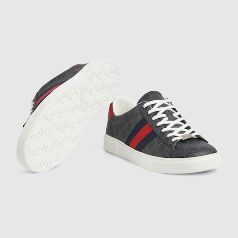 Gucci Ace men's sneakers with web Black