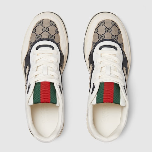 Gucci Re-Web men's sneakers Beige