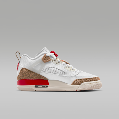 Jordan Spizike Low White X Brown