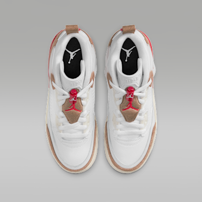 Jordan Spizike Low White X Brown