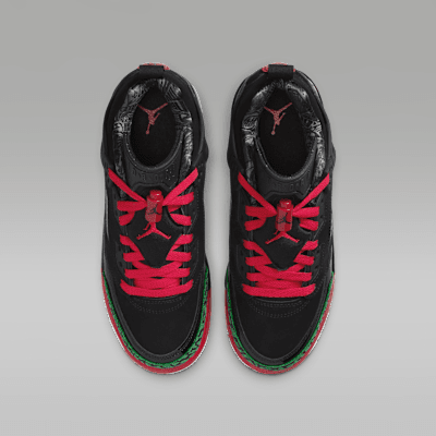 Jordan Spizike Low Black/Classic Green/White/Varsity Red