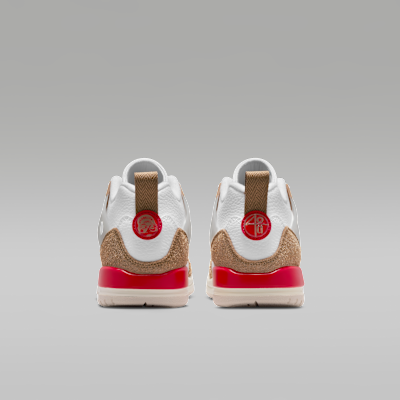 Jordan Spizike Low White X Brown