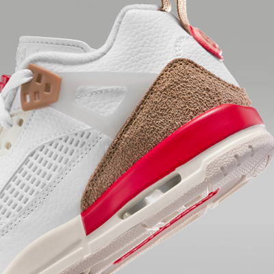 Jordan Spizike Low White X Brown