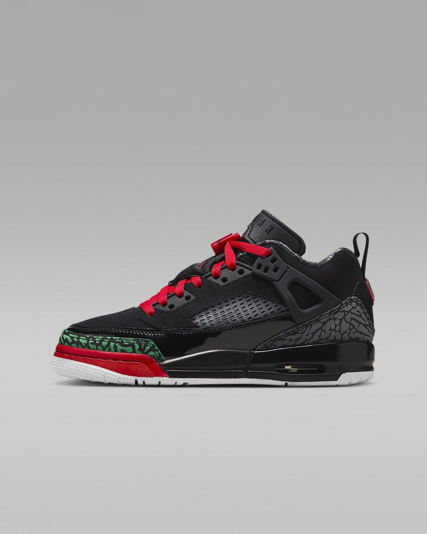 Jordan Spizike Low Black/Classic Green/White/Varsity Red