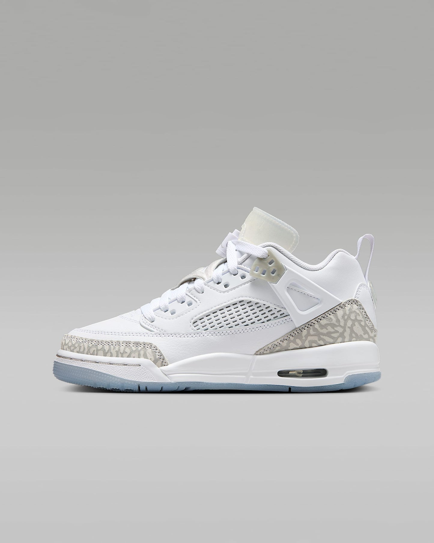 Jordan Spizike Low White/Metallic Silver/Barely Blue/Neutral Grey