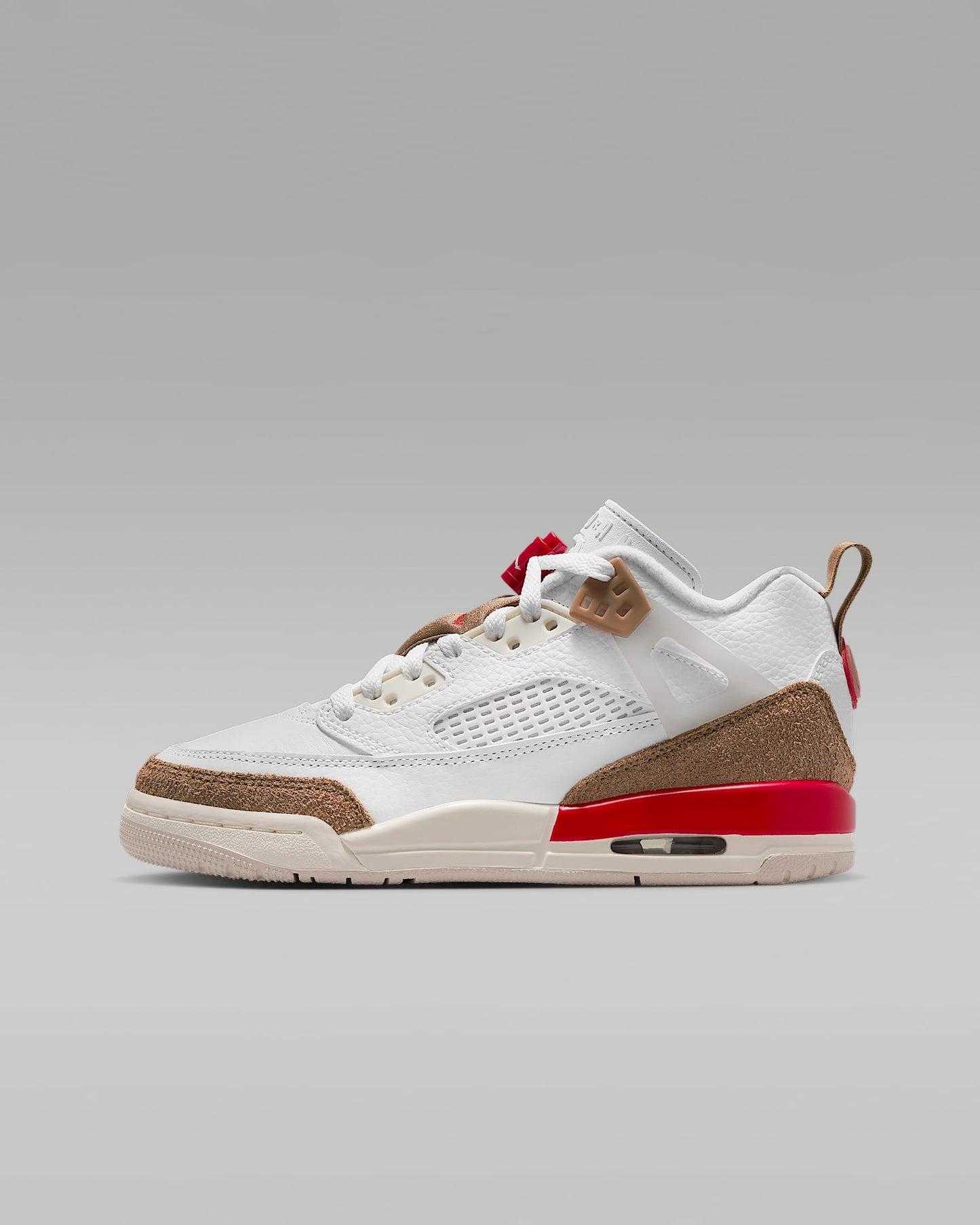 Jordan Spizike Low White X Brown