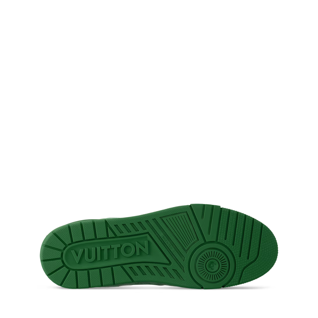 1AHTL7 novelty LV Trainer Sneakers Green Mens