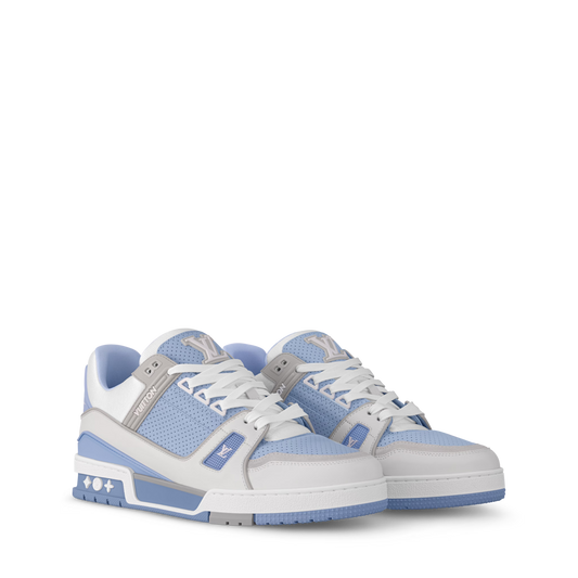 1AHTEC New LV Trainer Sneaker Mens Blue