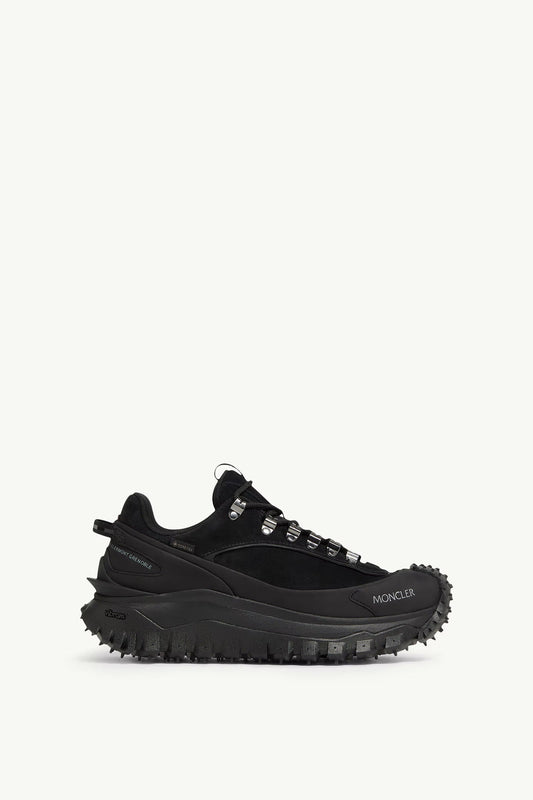 Trailgrip Apex Leather &amp; Suede Trainers Black