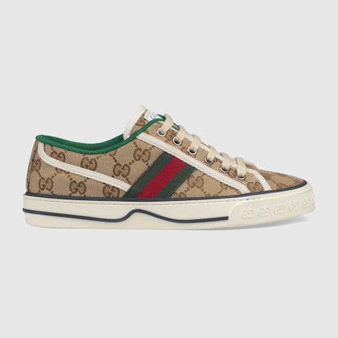 GG Gucci Tennis 1977 women's sneakers Beige
