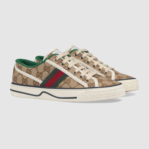 GG Gucci Tennis 1977 women's sneakers Beige