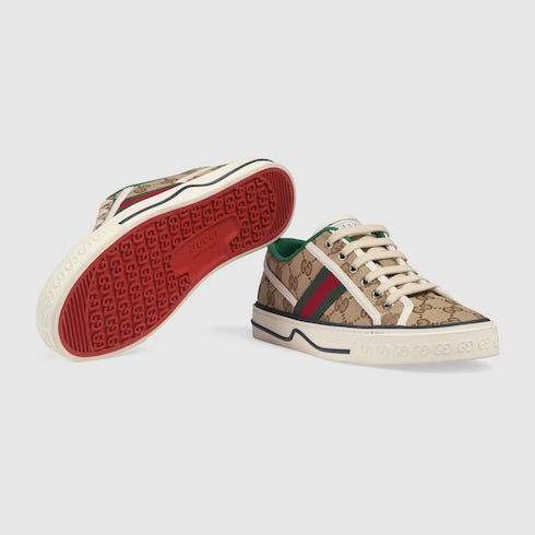 GG Gucci Tennis 1977 women's sneakers Beige