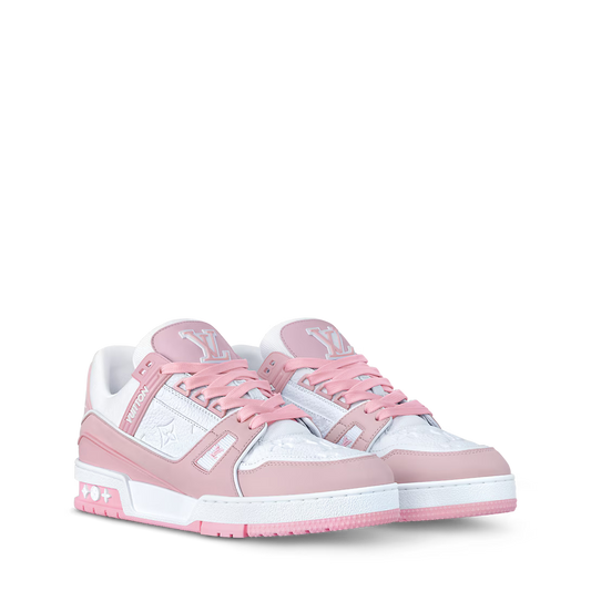 1AGZCN LV Trainer Sneaker Women Pink