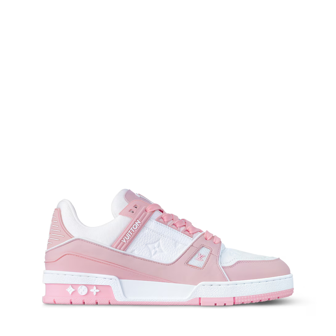 1AGZCN LV Trainer Sneaker Women Pink