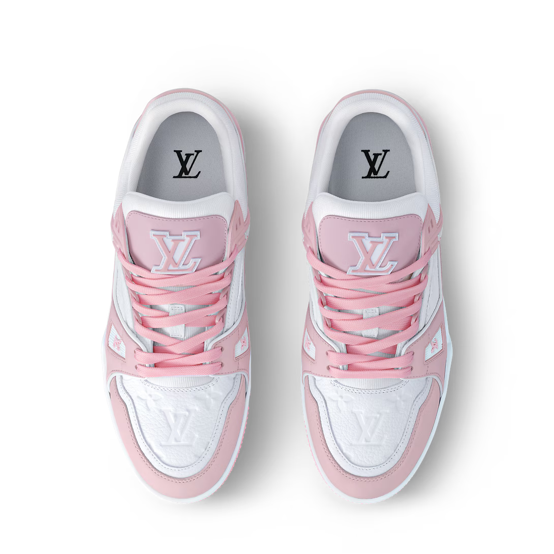 1AGZCN LV Trainer Sneaker Women Pink