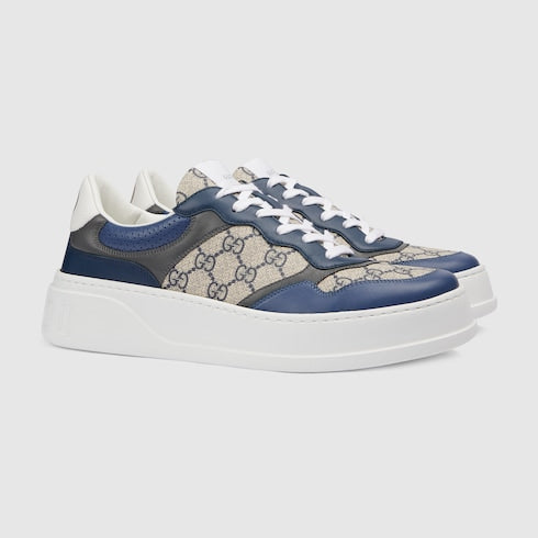 Gucci Chunky men's sneaker with GG Blue