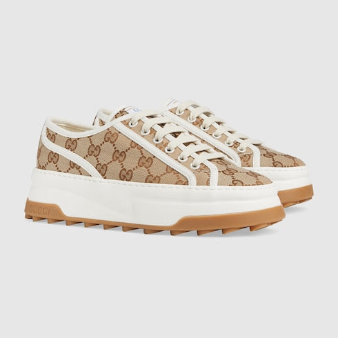 Gucci Women's sneakers with GG Beige