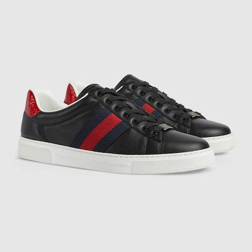 Gucci Ace sneakers with web Black