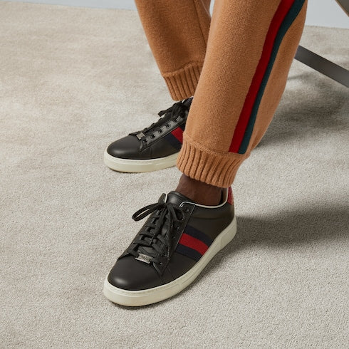 Gucci Ace sneakers with web Black