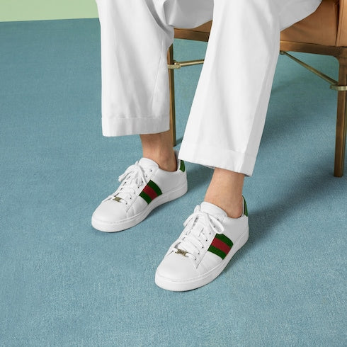 Gucci Ace sneakers with web White