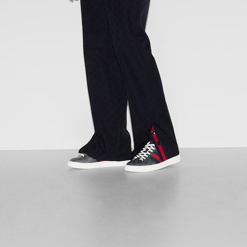 Gucci Ace men's sneakers with web Black