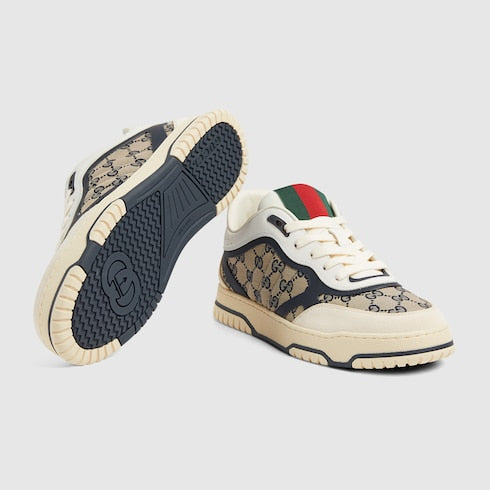Gucci Re-Web men's sneakers Beige