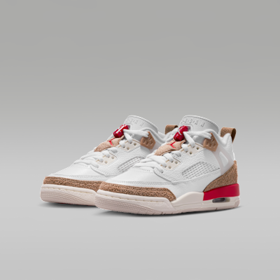 Jordan Spizike Low White X Brown