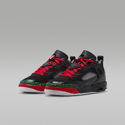 Jordan Spizike Low Black/Classic Green/White/Varsity Red