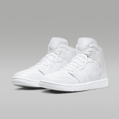 Air Jordan 1 Mid White 