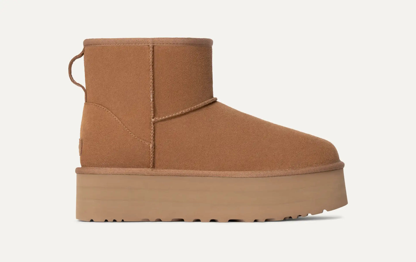 Women's Classic Mini Platform Boot Chestnut