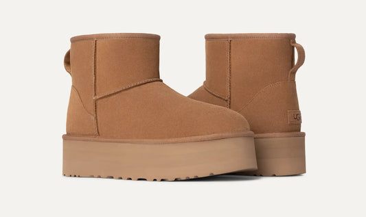 Women's Classic Mini Platform Boot Chestnut
